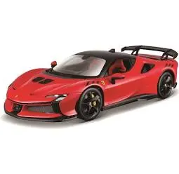 Burago 1/18 Ferrari SF90XX Stradale 2024 Die-Cast Rosso Corsa