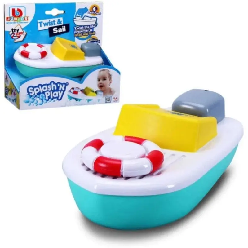 Burago Junior Barchetta con retrocarica Twist & Sail