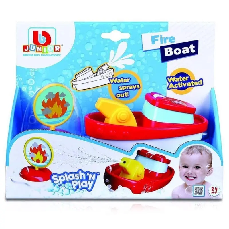 Burago Junior Barchetta dei Pompieri, Gioco Bagnetto +12Mesi