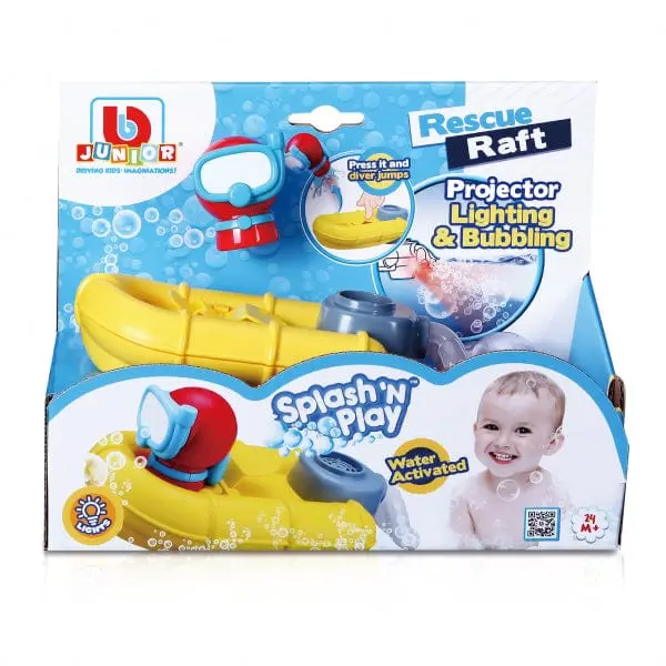Burago Junior Barchetta Luci e Bolle, Gioco Bagnetto +12Mesi