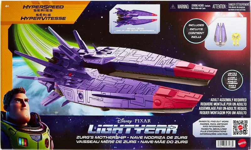 Buzz Lightyear Nave Spaziale da combattimento Zurgs MotherShip 50cm