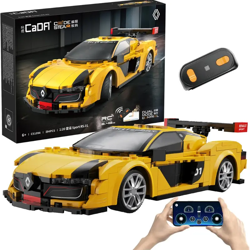 C51094W CaDA Renault Sport RS.01 Auto RC da Costruire 294 Pezzi Scala 1