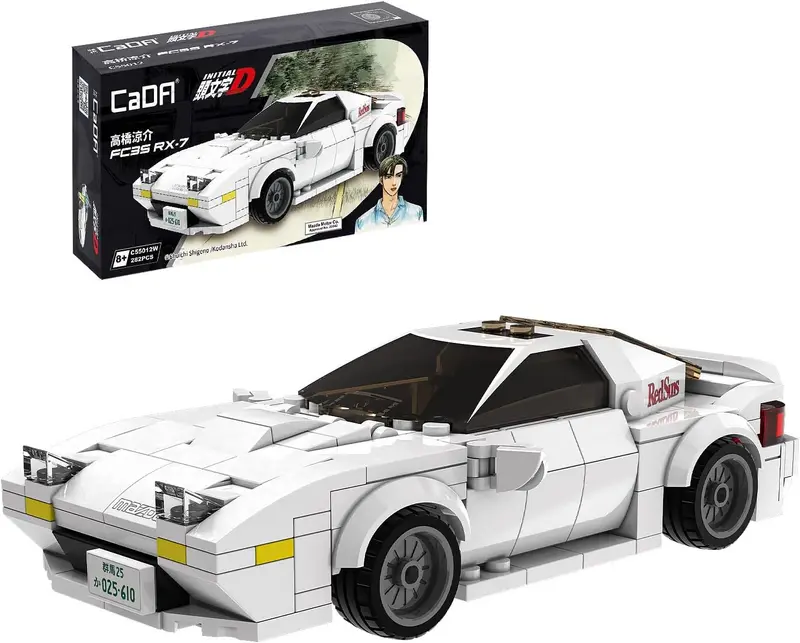 C55012W CaDA Initial D Mazda FC3S RX-7 Auto da Corsa da Costruire 1