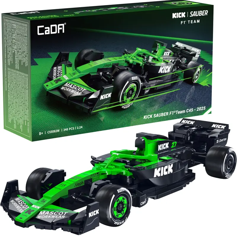 C55082W CaDA KICK Sauber F1 Team C45 2025 Auto Formula 1 348 Pezzi