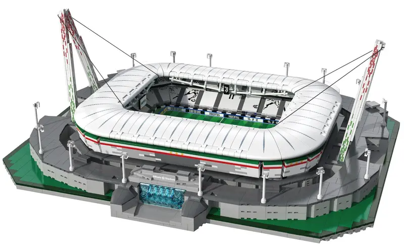 CaDa Juventus Allianz Stadium Kit Costruzione Mattoncini Licenziato