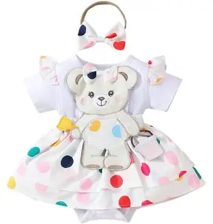 Cadabra Baby Newborn Vestitino Rosa Con Orsacchi