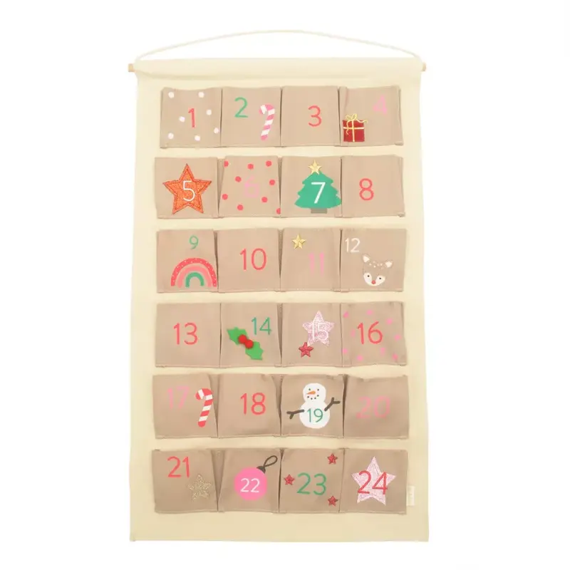 Calendario dell'Avvento in Stoffa Rockahula