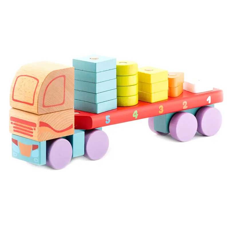 Camion con Forme e Numeri - Cubika - Art. 13425