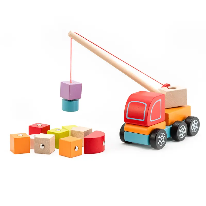 Camion con Gru Magnetica - Cubika - Art. 13982