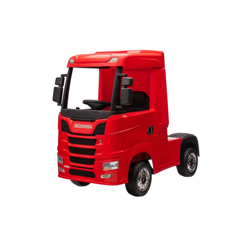 Camion Elettrico per Bambini Scania 24V con Licenza Ufficiale Luci Led Suoni Realistici Telecomando Cinture di Sicurezza