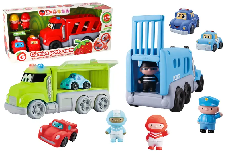 Camion frizione batteria con accessori 3 assortiti