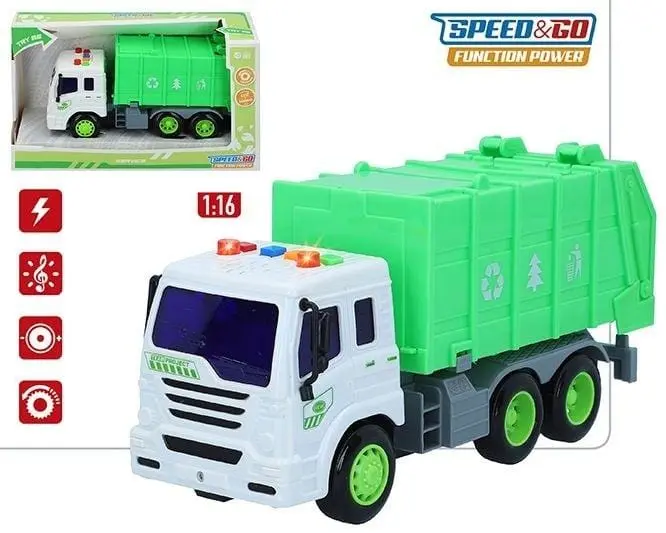 Camion Nettezza Urbana - Giocattolo Luci e Suoni