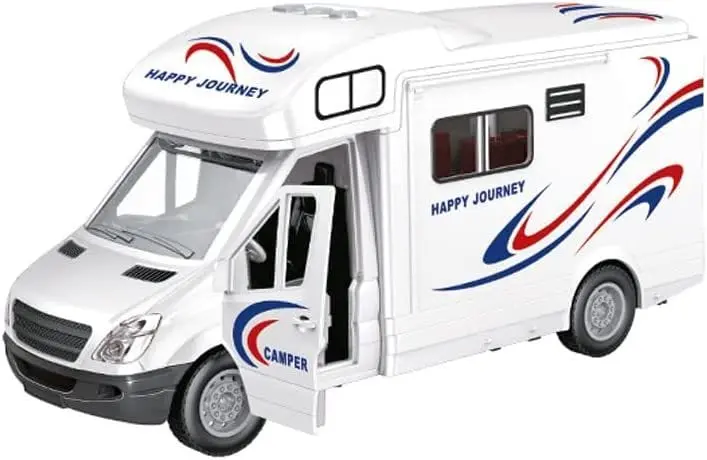 Camper Giocattolo a Frizione con Luci e Suoni