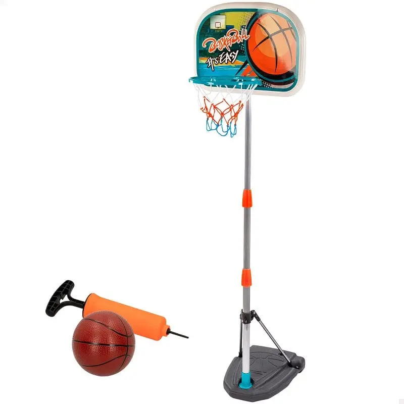 Canestro da Basket per Bambini con Piantana, Palla e Pompa altezza 1.65