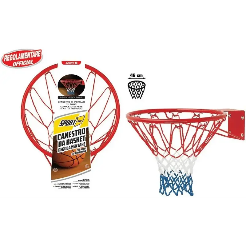 Canestro da basket regolamentare