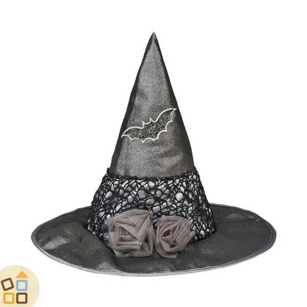 CAPPELLO STREGA MATHILDE NERO ARGENTO 4/10