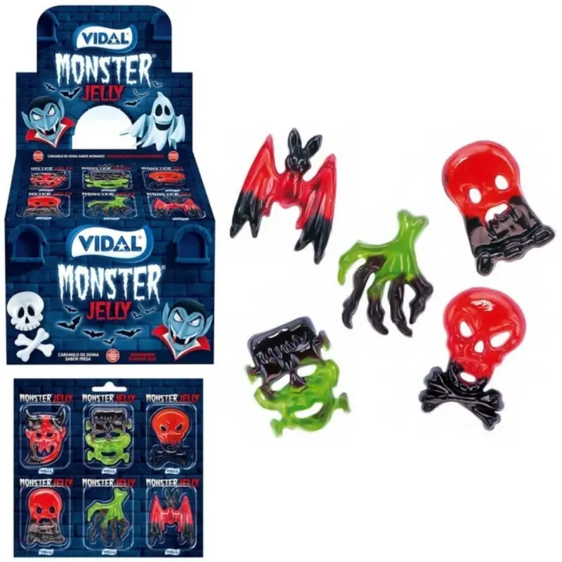 Caramelle Gommose Moster Jelly 66pz- Vidal