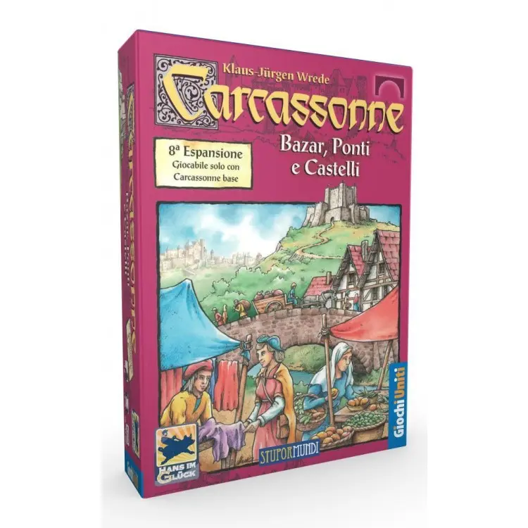 Carcassonne Bazar, Ponti e Castelli 8 - Giochi Uniti - Art. 340