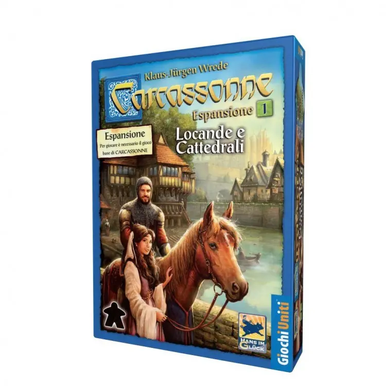Carcassonne Locande e Cattedrali Espansione 1 - Giochi Uniti - Art. 025
