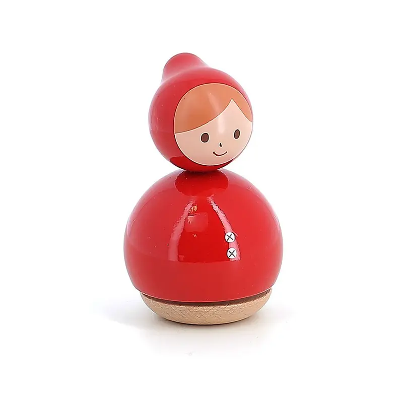 Carillon Cappuccetto Rosso in Legno Shinzi Katoh Little Red Riding Hood