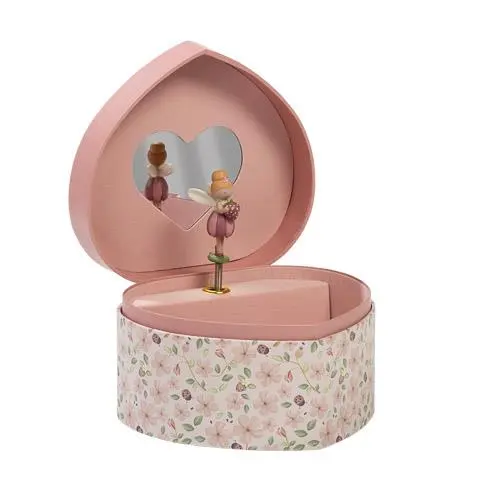 Carillon Musicale Portagioie Fairy Garden - Jewelry Box Pink Fairy Garden