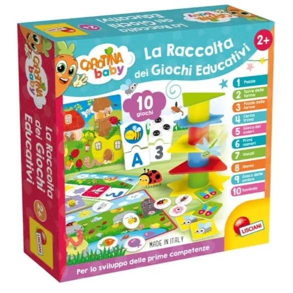 Carotina Baby Raccolta di Giochi Educativi Lisciani