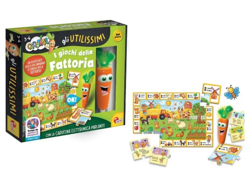 Carotina Gli utilissimi, I giochi della fattoria- Lisciani