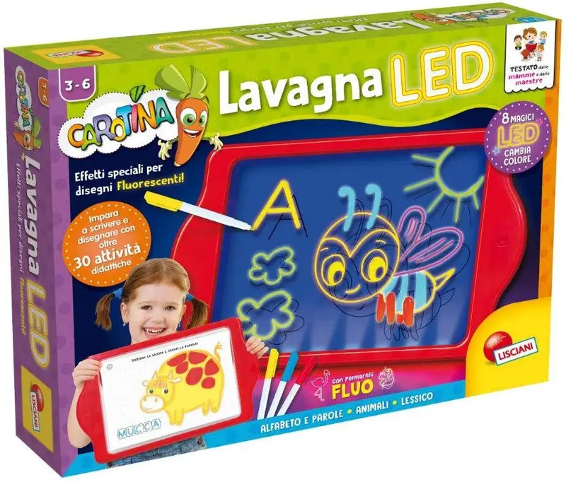 Carotina Lavagna a Led, Lisciani Giochi
