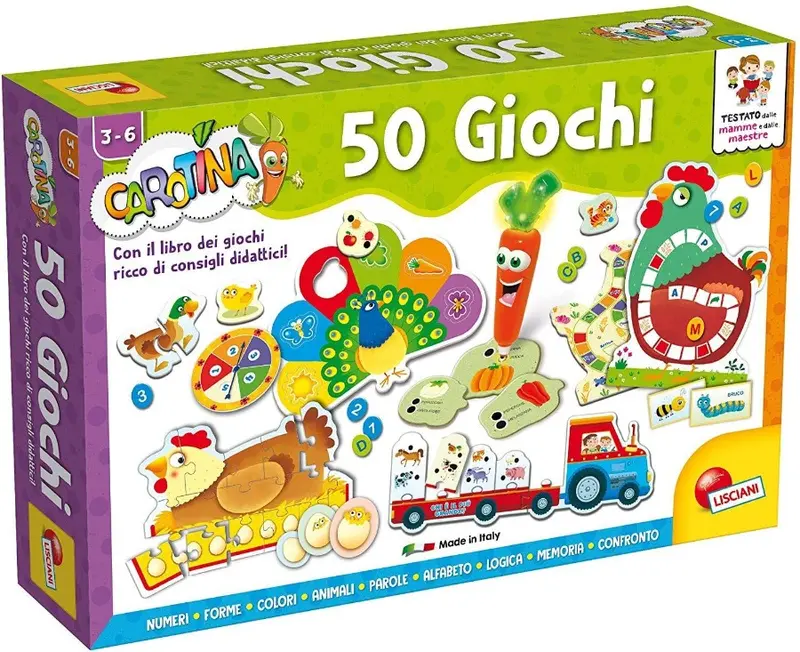 Carotina Penna Parlante con 50 Giochi