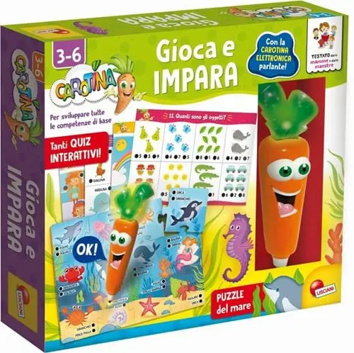 Carotina Penna Parlante Gioca e Impara, Lisciani Giochi