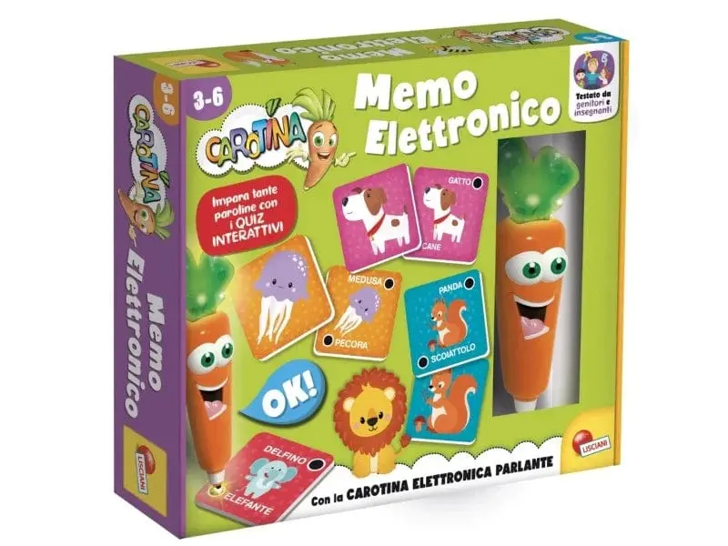 Carotina Penna Parlante Memo Elettronico, Lisciani Giochi