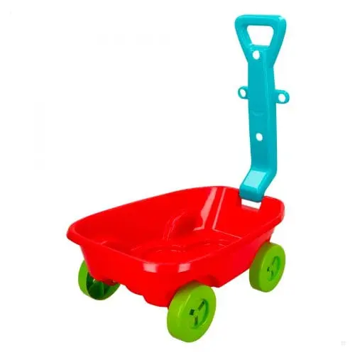 Carrello da Gioco dentro e fuori casa con Maniglia Pieghevole