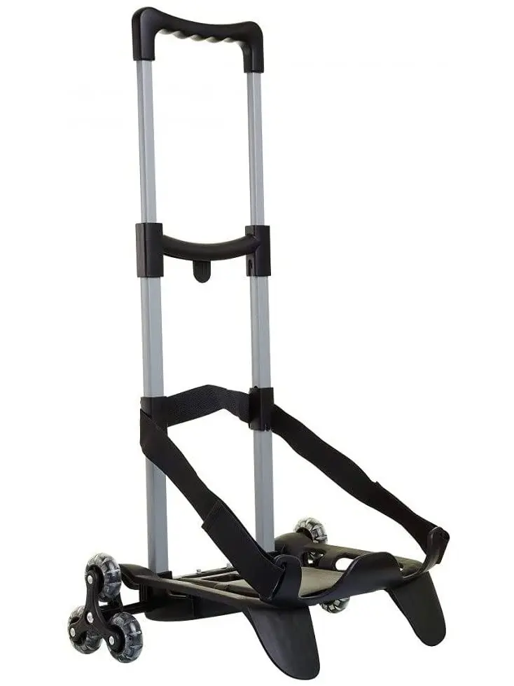 Carrello Porta Zaino Be Box 3 Ruote Nero Seven