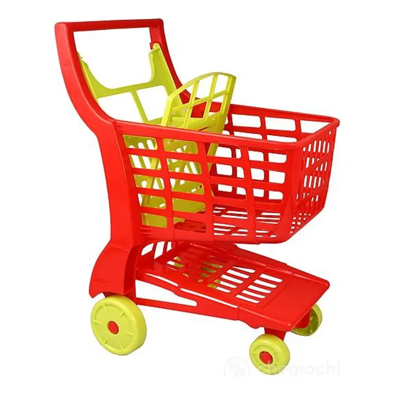 Carrello Spesa Giocattolo in Plastica Colorata