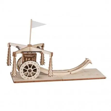 Carro Con Mazze Ruotanti Di Leonardo Da Vinci