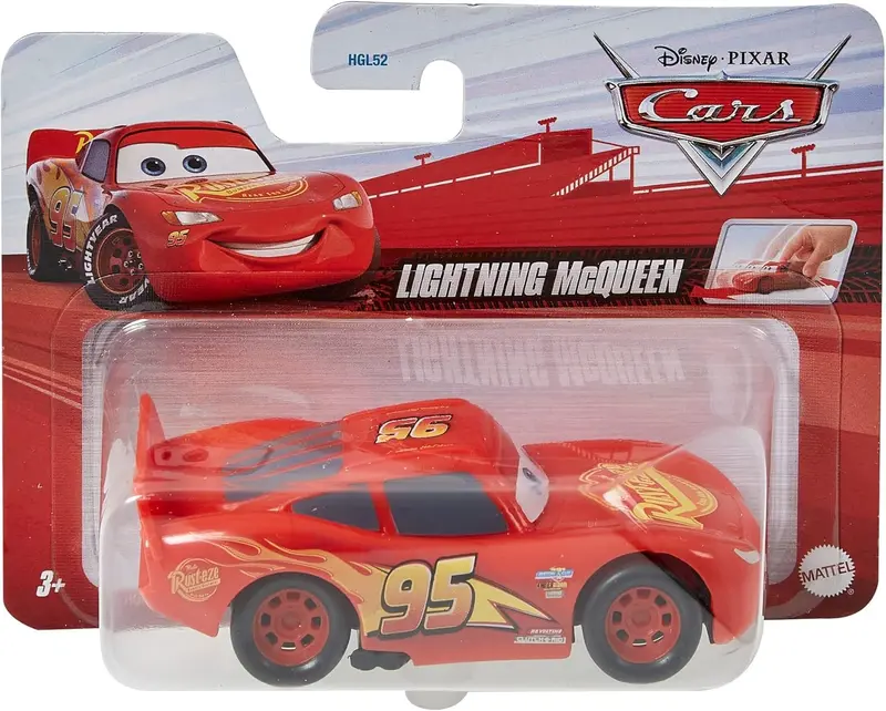Cars Pull Back Saetta Mc Queen Retrocarica- Mattel