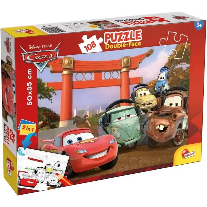 CARS Puzzle double-face 108 pezzi
