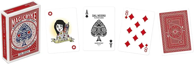 Carte Da Gioco Magic Byke Rosso