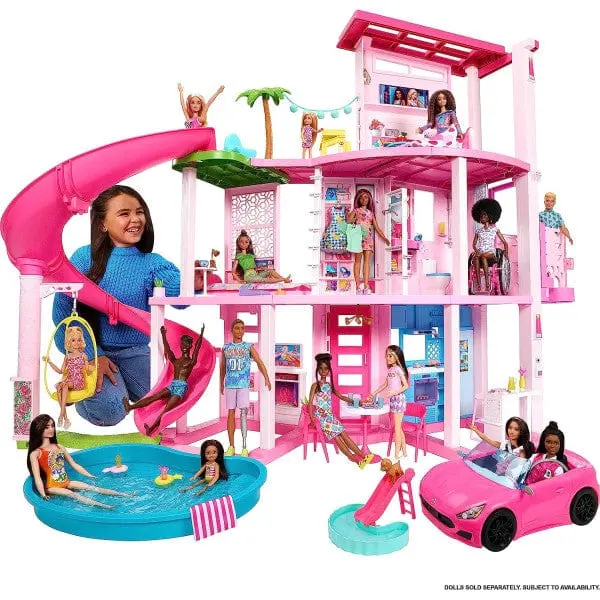 Casa dei Sogni di Barbie 2023, Playset Gigante con 75 Accessori