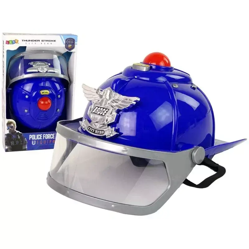 Caschetto Polizia con luci e suoni - GIOCO GIOCATTOLO PER BAMBINI