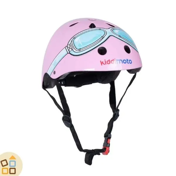 CASCO M (53-58 CM), ROSA CON OCCHIALI