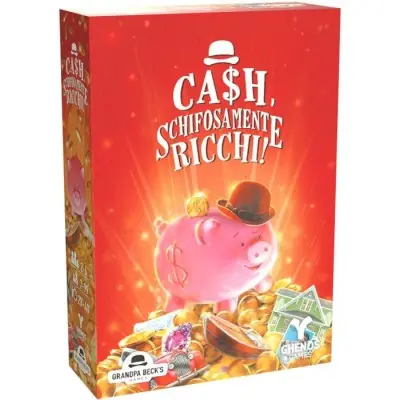 CASH schifosamente ricchi GIOCO DA TAVOLO ghenos games IN ITALIANO età 7+