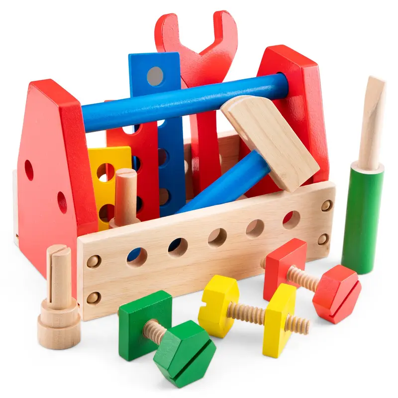 Cassetta Attrezzi in Legno - New Classic Toys - Art. 10550
