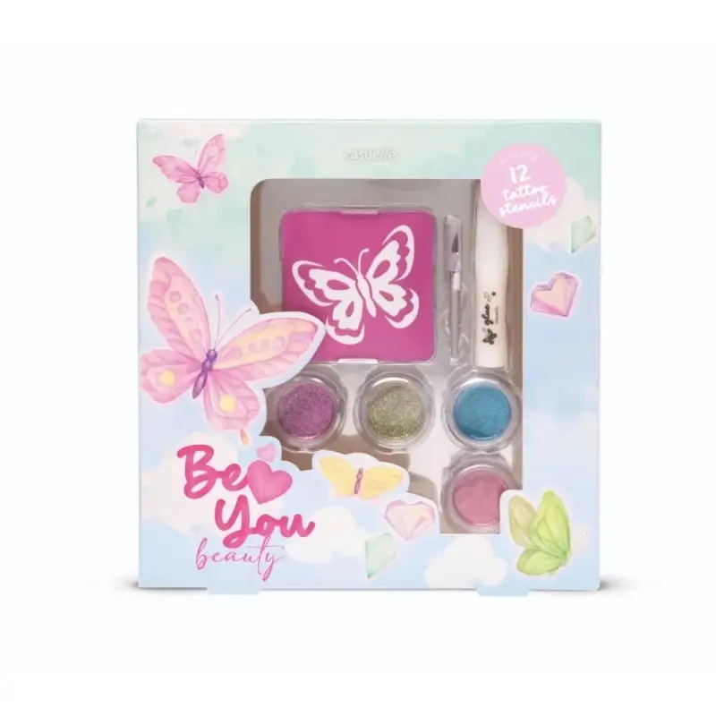 Casuelle - Kit per realizzare tatuaggi glitterati