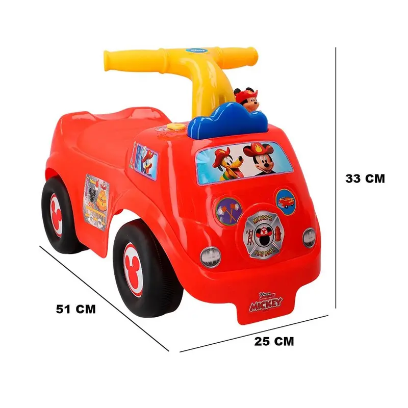 Cavalcabile Topolino | Camion dei Pompieri Mickey Mouse
