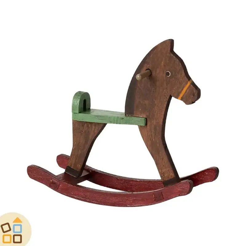 CAVALLO A DONDOLO IN LEGNO TOPO