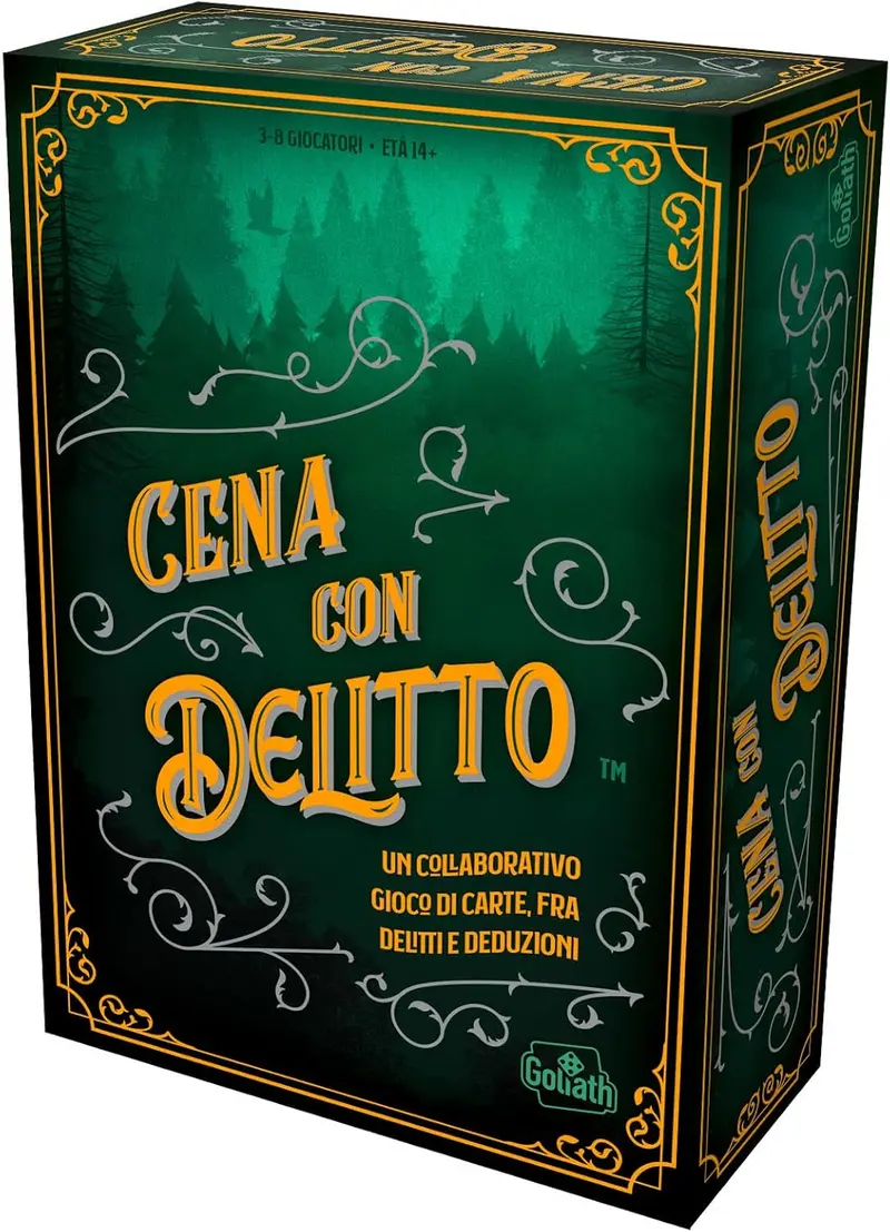 Cena con Delitto - Gioco di Carte Risolvete il Mistero Insieme e Scoprite l'Assassino
