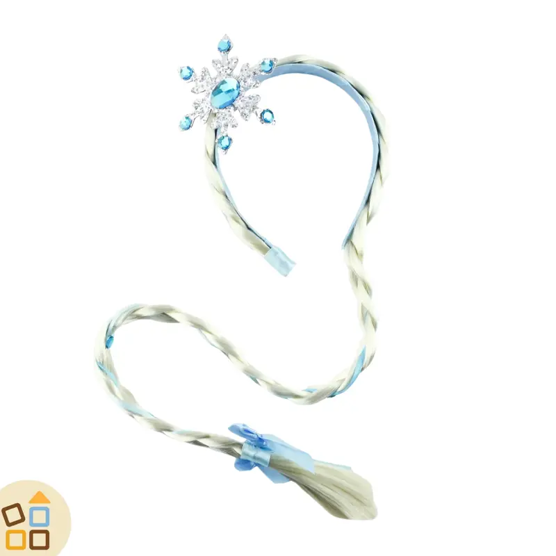 CERCHIETTO TRECCIA CAPELLI TIPO FROZEN