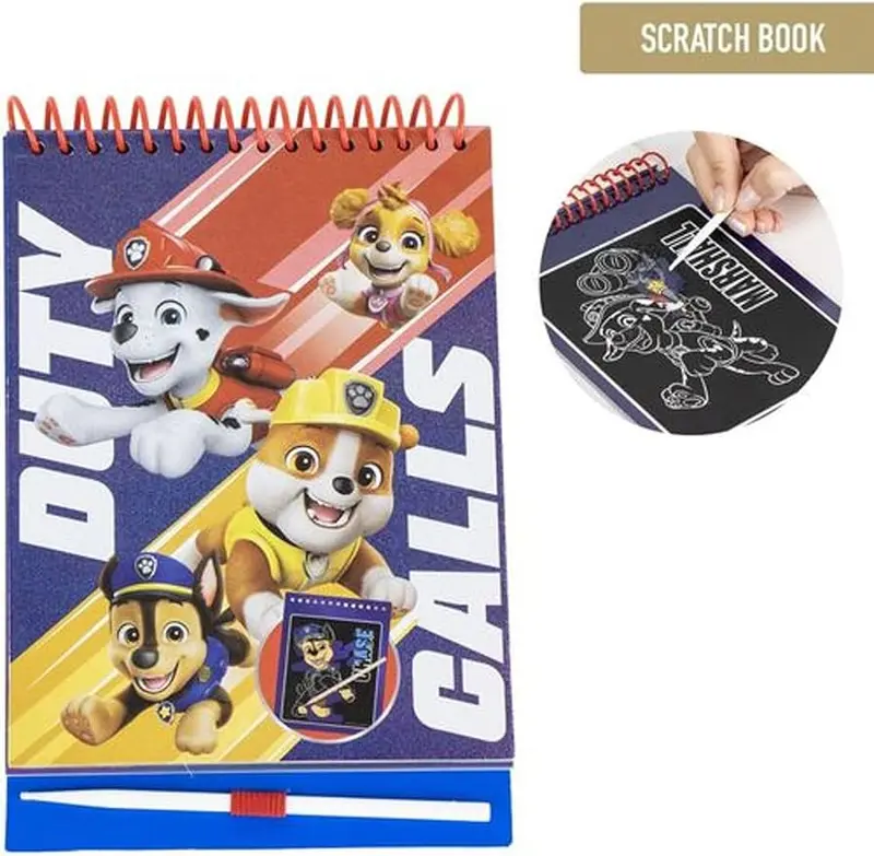 Cerdá Paw Patrol Set Cancelleria Scratch Book