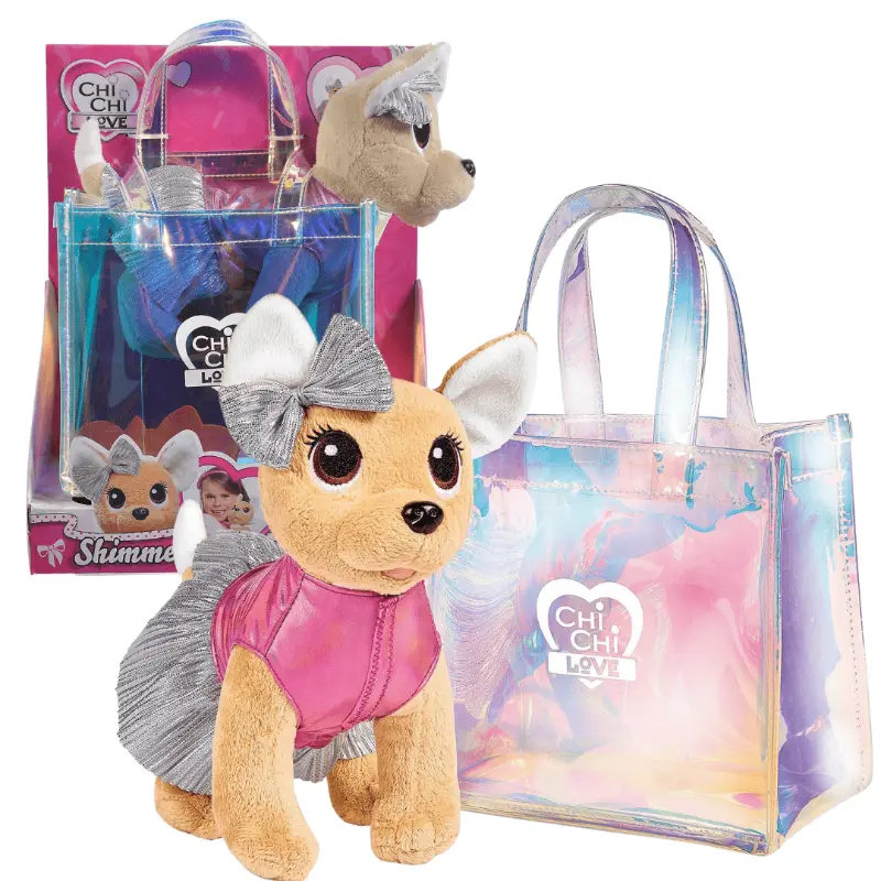 Chi Chi Love Peluche Chihuahua con Borsetta Shimmer